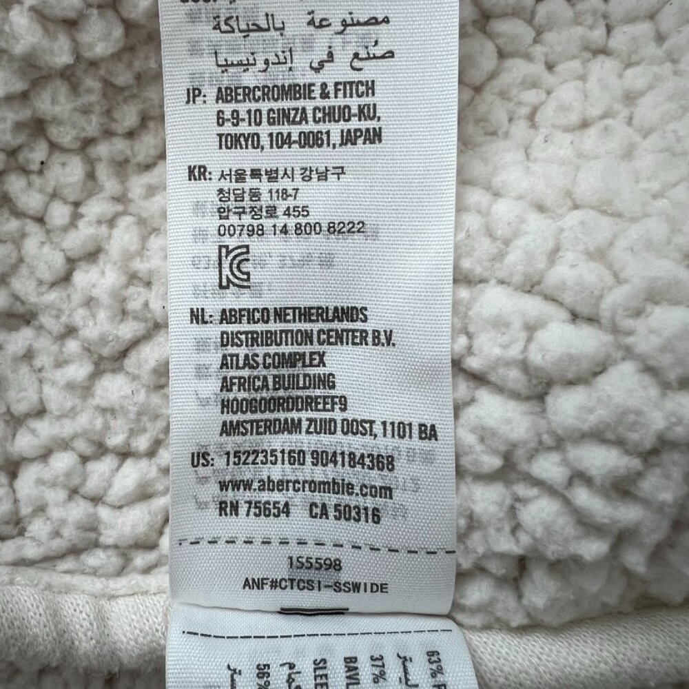 Abercrombie Soft And Easy Sherpa Lined Cardigan O… - image 6